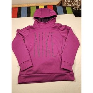 Nike  Girls Youth Hooded Pullover Sweatshirt Size XL Color Pink Longsleeve